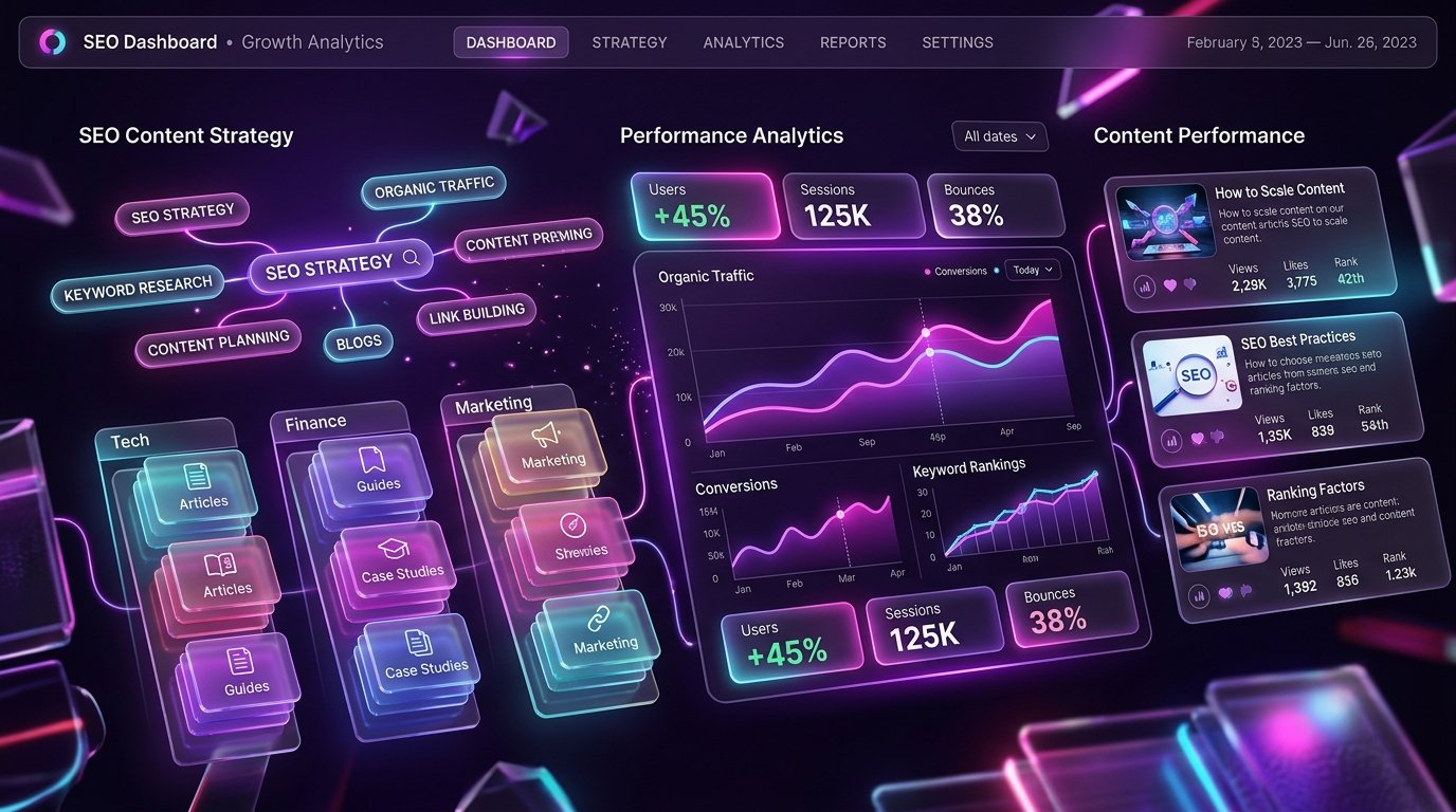 SEO Content Analytics Dashboard